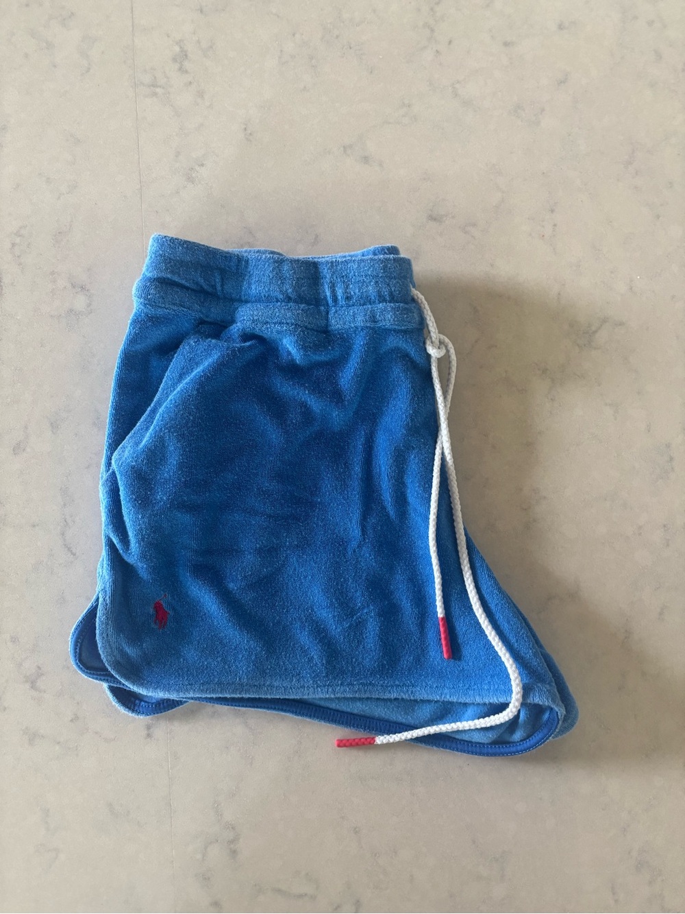 Vintage Ralph Lauren Bright Blue Terry Cloth Shorts